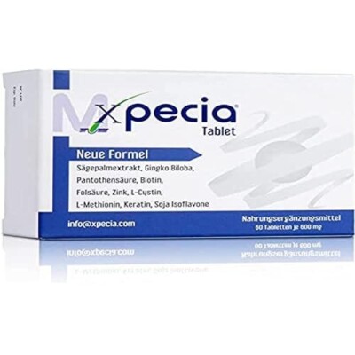 XPECIA FOR MEN ANTI HAIR LOSS DHT BLOCKER NEW HAIR GROWTH FORMULA 60 TABLETS