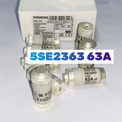 10Pcs New 5SE2363 63A 400VAC D02 NEOZED Fuse 5SE2 363