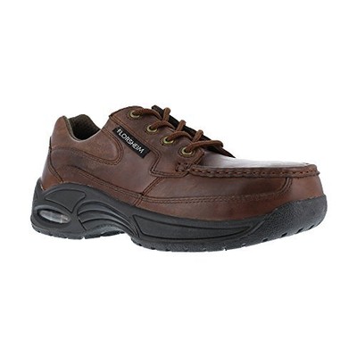 Pre-owned Florsheim Work Men's Polaris Composite Toe Esd Supreme Canoe Toe Eurocasual In Copper
