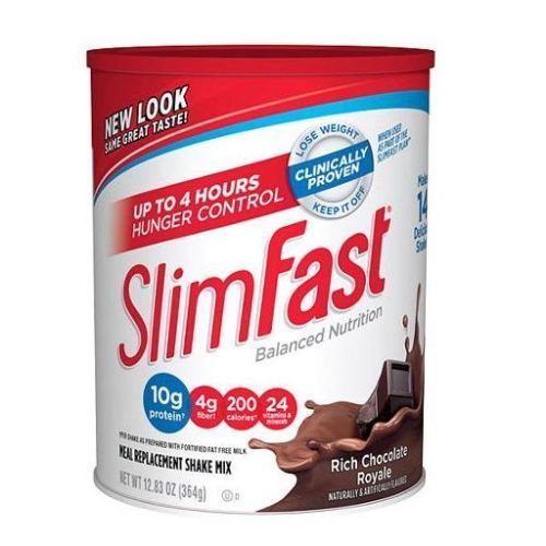 Bebidas de reemplazo de Comidas Slim Fast en polvo