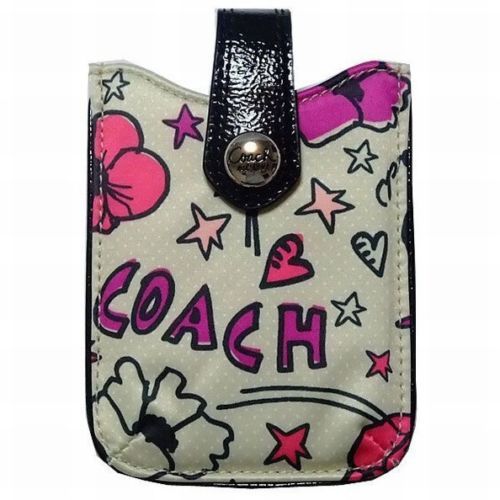 🐼💦 Coach F73706 🐼💦 iPhone X/XS Canvas Ms. Pac-Man Case Cover