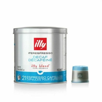 illy Coffee, iperEspresso Capsule, Decaffeinated Medium Roast, 21 Count, 1 pack