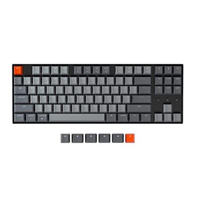 Keychron K8 Wireless Gaming Mechanical Keyboard, Tenkeyless 87 Keys Bluetooth...