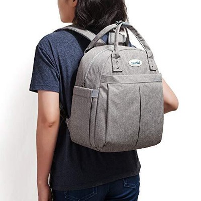 Insulated Lunch Bag Cooler Backpack Convertible Lunch Tote with Side pockets ...