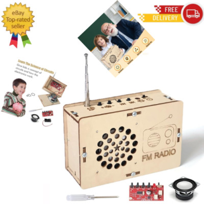 STEM Radio Kit for Kids 6-14 | DIY Electronics, Science & Circuit Project