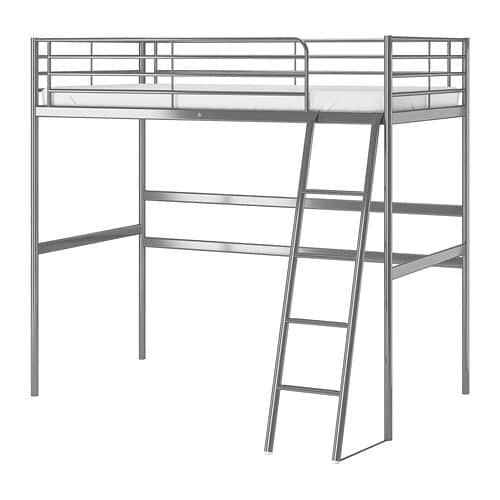 Ikea Tromso Svarta double loft bed in Southside, Glasgow Gumtree