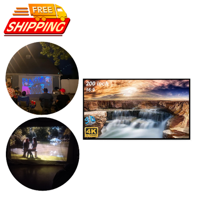 Screen 16:9 Hanging Projection Screen Movie Screen
