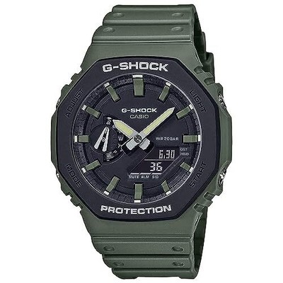 Pre-owned Casio G-shock Analog-digital Black Dial Men Ga-2110su-3adr ( G1065 )