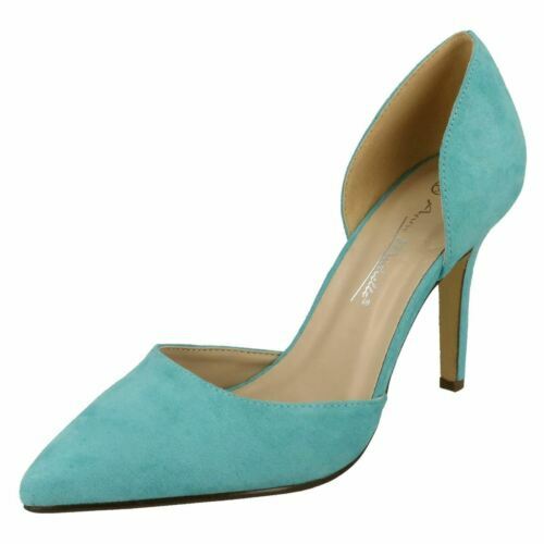 Escarpins Bleus - Taille 41 - Talons Hauts - Matière Synthétique - Occasion Très Bon état