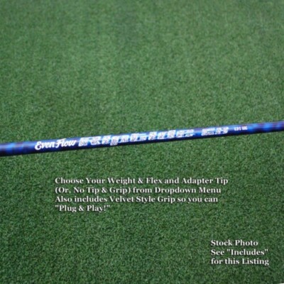 Project X Evenflow Riptide CB Driver Shafts 50g/60g/70g A/R/S/X w/Tip&Grip - NEW