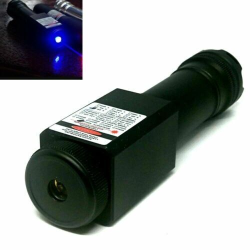 Waterproof 450nm Blue Laser Pointer Flashlight Focusable Laser Module 450T-5000