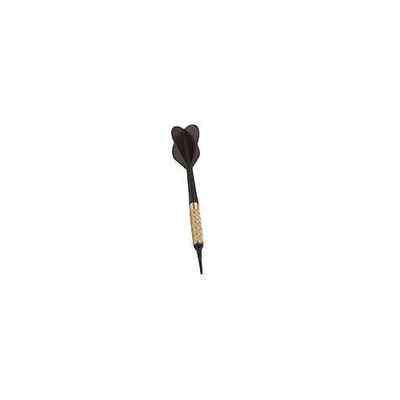 1 BLACK SOFT TIP DART ELECTRONIC 15.5g BRASS BOTTELSEN HARRO