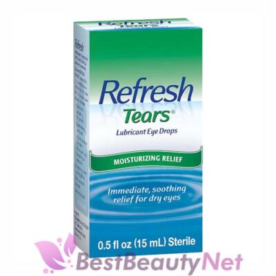 Refresh Tears Lubricant Eye Drops Moisturizing Relief 0.5oz / 15ml