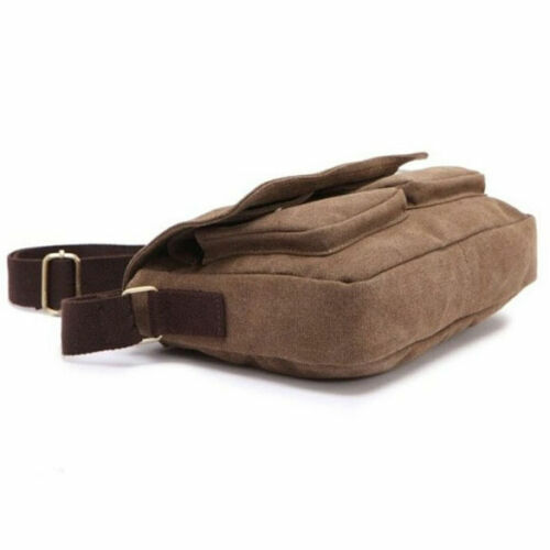 Vintage Men's Canvas Messenger Shoulder Bag Crossbody School Book Bags Satchel