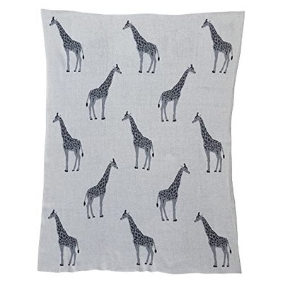 With Giraffes Multicolor Throws 40