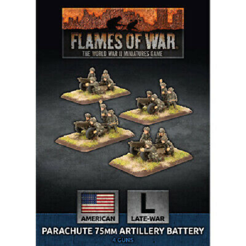 Парашютная 75-мм артиллерийская батарея American Late Flames of War