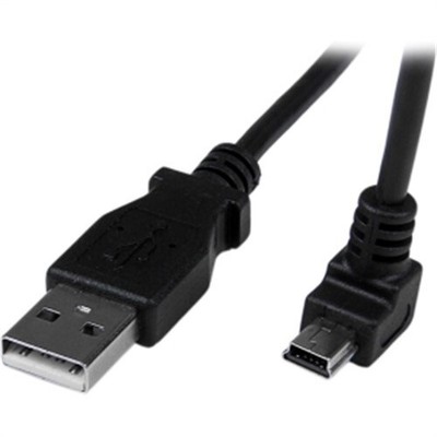StarTech.com Down Angle Mini USB Cable - 2m - Black - USB A to Mini USB B - USB