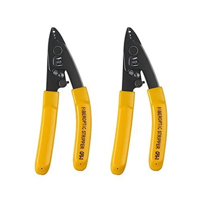 2 Pieces Cfs3 Fiber Optic Stripper 3 Port Hole Fiber Optic Stripping Tool With 6