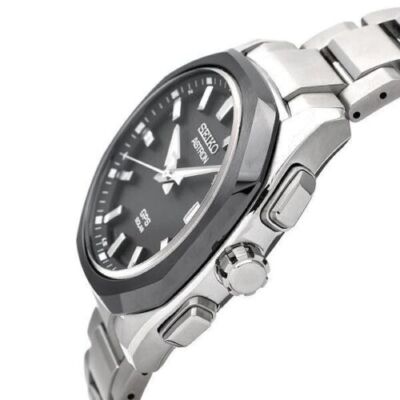 Pre-owned Seiko Astron Sbxd007 Titanium Analog Satellite Radio Gps Watch Men Japan
