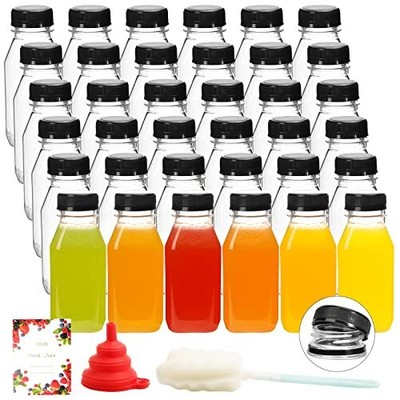 With Caps 8 Oz Small Bottles For Liquids Plastic Containers