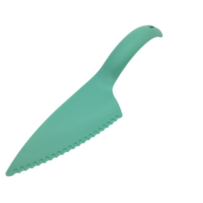 1 TUPPERWARE CUT N SERVE PASTRY CUTTER KNIFE PIE CAKE SERRATED EDGE MINT GREEN