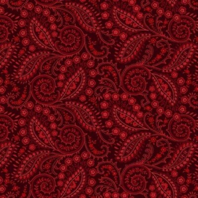 Quiet Grace By Kim Diehl - Cranberry Paisley  #934-88