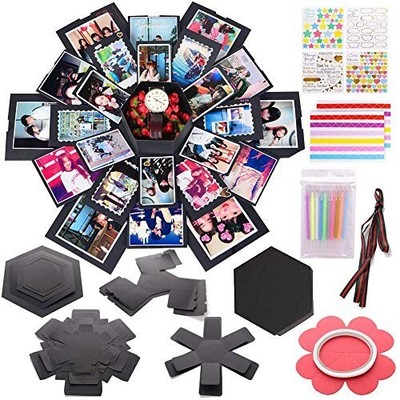 Koogel Explosion Box Set, DIY Photo Album Box Album Gift Box Surprise Gift Box
