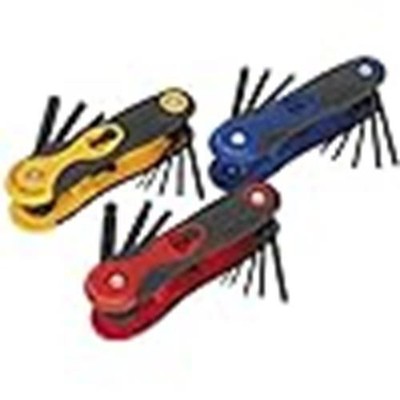 Sealey Siegen S01072 3 Piece Folding Key Set, HEX, Ball-End Hex & TRX-Star Torx