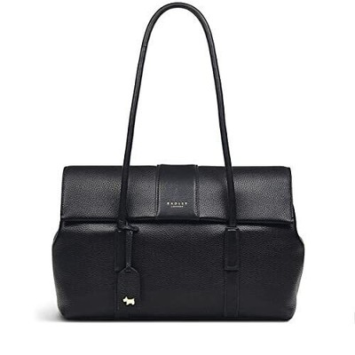 RADLEY London Brompton Mews Medium Flapover Shoulder Bag in Black H6173001