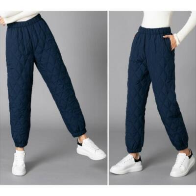 パンツ chiiiii X-girl QUILTED STITCH PANTS M Women's Gilly Hicks Sweater-Knit Foldover Waist Flare Pants