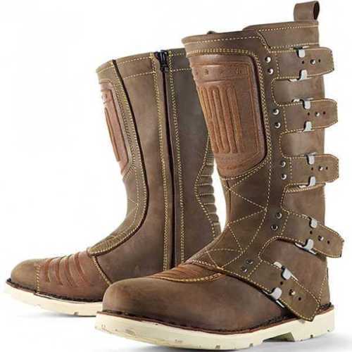 Ducati TCX Scrambler Cross Country Mid-Height Boots Shoes Brown