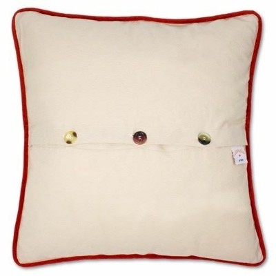 Nutcracker Hand-Embroidered Pillow