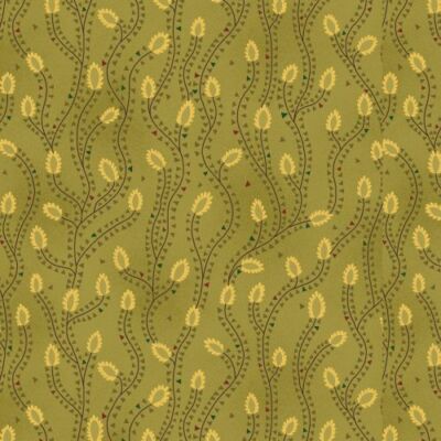  Sage & Sea Glass By Kim Diehl - Ochre Triangle Vines   #1537-66