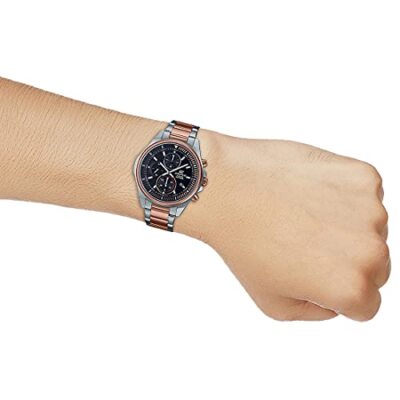 Pre-owned Casio Edifice Analog Black Dial Men's Watch-efr-s572gs-1avudf