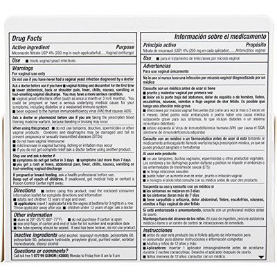 Lagicam Vaginal Yeast Infection Antifungal 3 Day Treatment Cream Itch Burn Pain