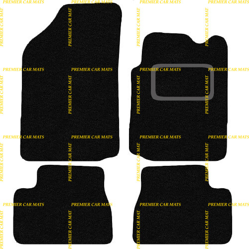 FITS CITROEN C3 2002 TO 2010 TAILORED BLACK CARPET CAR FLOOR MATS SET (4 PCS)