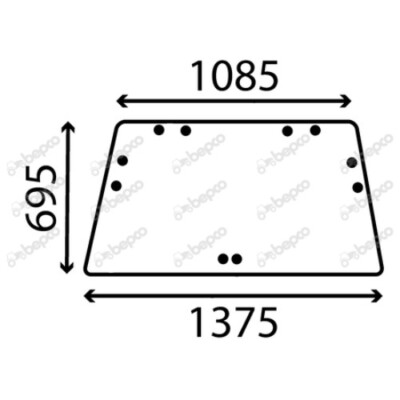 Deutz Agrostar 4.61 4.68 4.71 4.78 6.08 6.11 6.21 6.28 6.31 6.38 6.61 Windshield