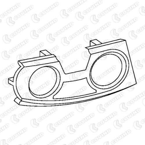 Covind Support Phare Antibrouillard 580/ 88 Droit 0.135kg