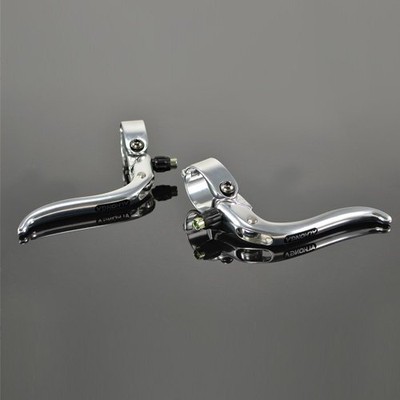 lever 8mm brake fixed gear bike silver road