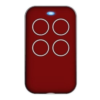Universal multi-frequency cloning remote control for garage doors NEW In RED