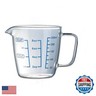 TKUS 250ml 500ml Heat-resisting Glass Measuring Cup Milk Scale Microwave Measure Jug (250ml)