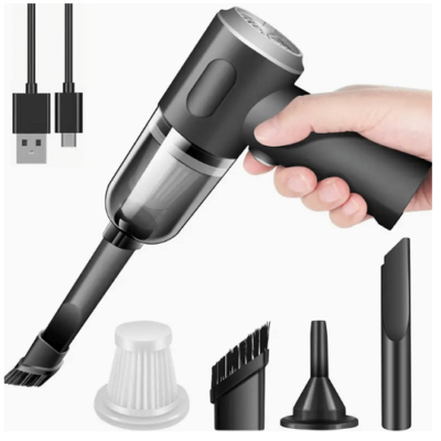 3in1 Mini Portable Wireless Cordless Handheld Air Blower Vacuum Cleaner Home Car