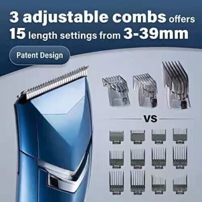Professional Hair Clippers Trimmer Cutting Beard Cordless Barber Shaving Machine