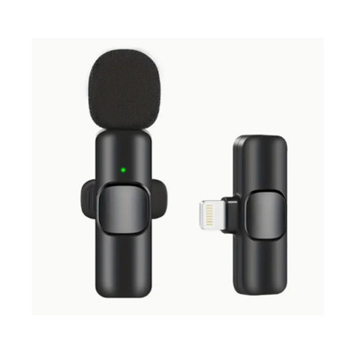 Wireless Lavalier Microphone Audio Video Recording Mini Mic For Android/iPhone