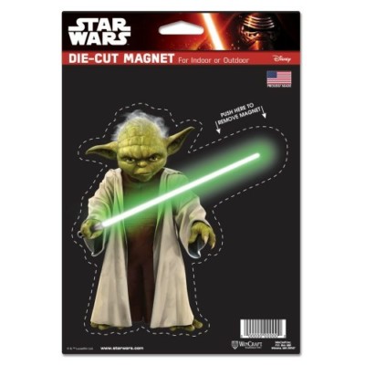 STAR WARS YODA DIE-CUT VINYL MAGNET INDOOR OR OUTDOOR DISNEY LICENSED