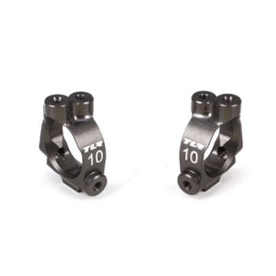 Team Losi Racing TLR234025 Aluminum Castor Block Set, 10 degrees: TLR 22-4
