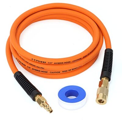 Whip Hose 1/4 Inch X 10 Feet Lead In Hybrid Hose With Fittin