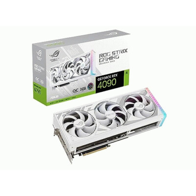 ASUS ROG Strix GeForce RTX 4090 White OC Edition Gaming Graphics Card