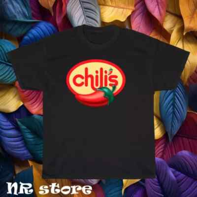 New Chili's Restaurant logo T shirt Funny Size S to 5XL