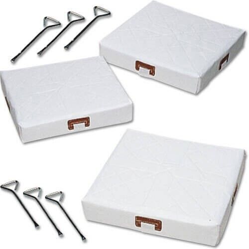 Foam Filled Baseball/Softball Bases with Spikes Regulation Size Set of 3 Adult